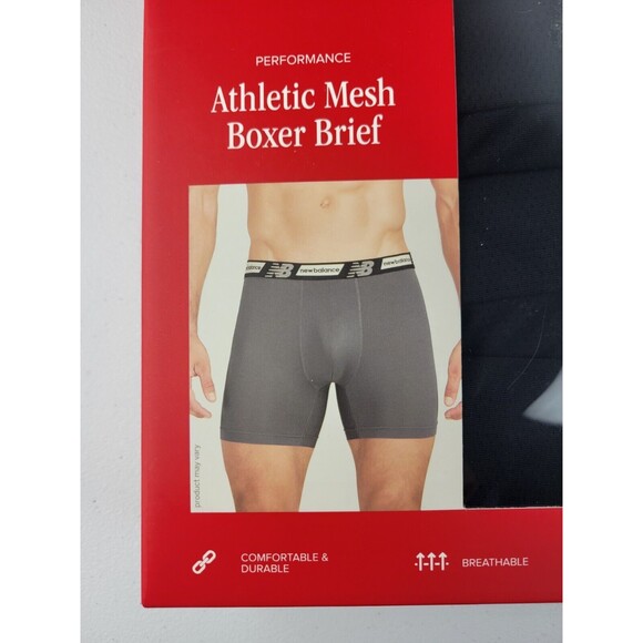 New Balance Men's 4 Pack Performance Premium Boxer Brief Size L 36-38" NIB - Picture 3 of 10